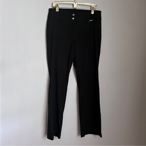Anne Klein Classic Black Stretch Pants Size 12 EUC